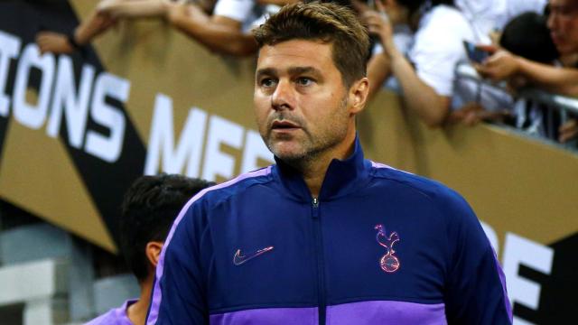 Pochettino, con el Tottenham durante la pretemporada