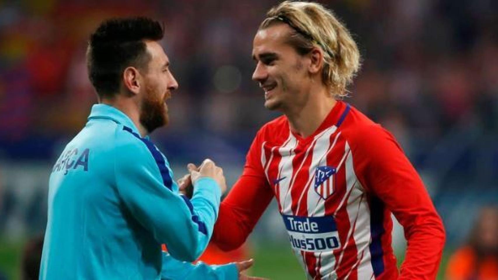 Messi y Griezmann