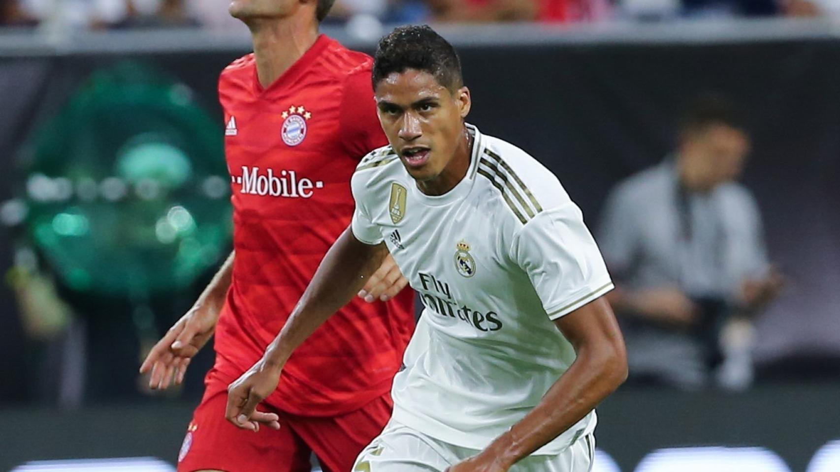 Varane en el partido contra el Bayern Múnich