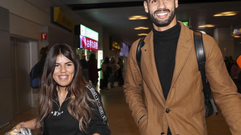 Chabelita Pantoja y Asraf llegando de una de sus escapadas románticas.