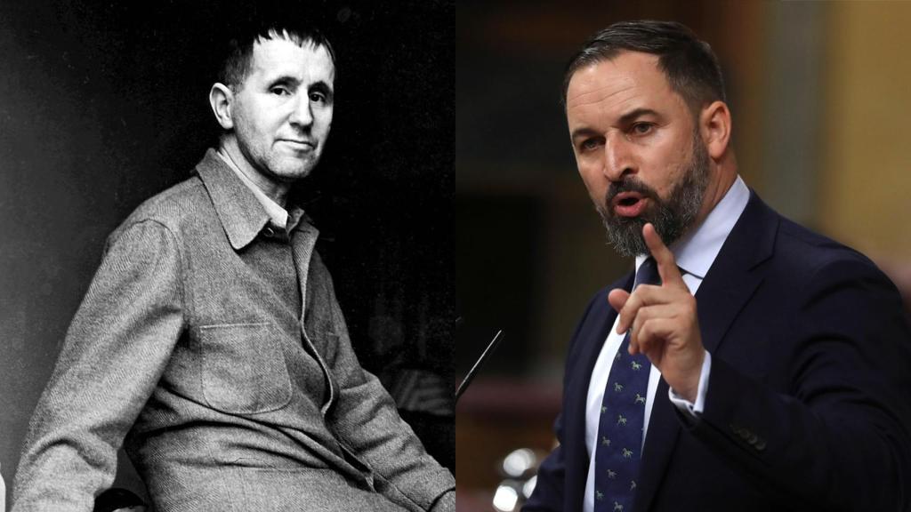 El dramaturgo Bertolt Brecht y Abascal.