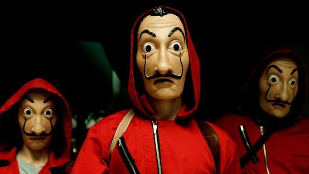 Fotograma de La Casa de Papel, la exitosa serie de Netflix.