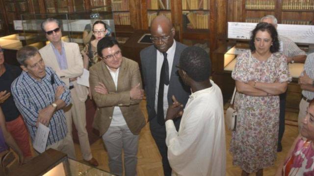 Inauguración de la exposición de Fondo Kati en la biblioteca de Castilla-La Mancha en Toledo