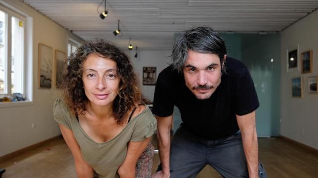 Carlota Pérez y Jacobo Ameneiro, gerentes del local
