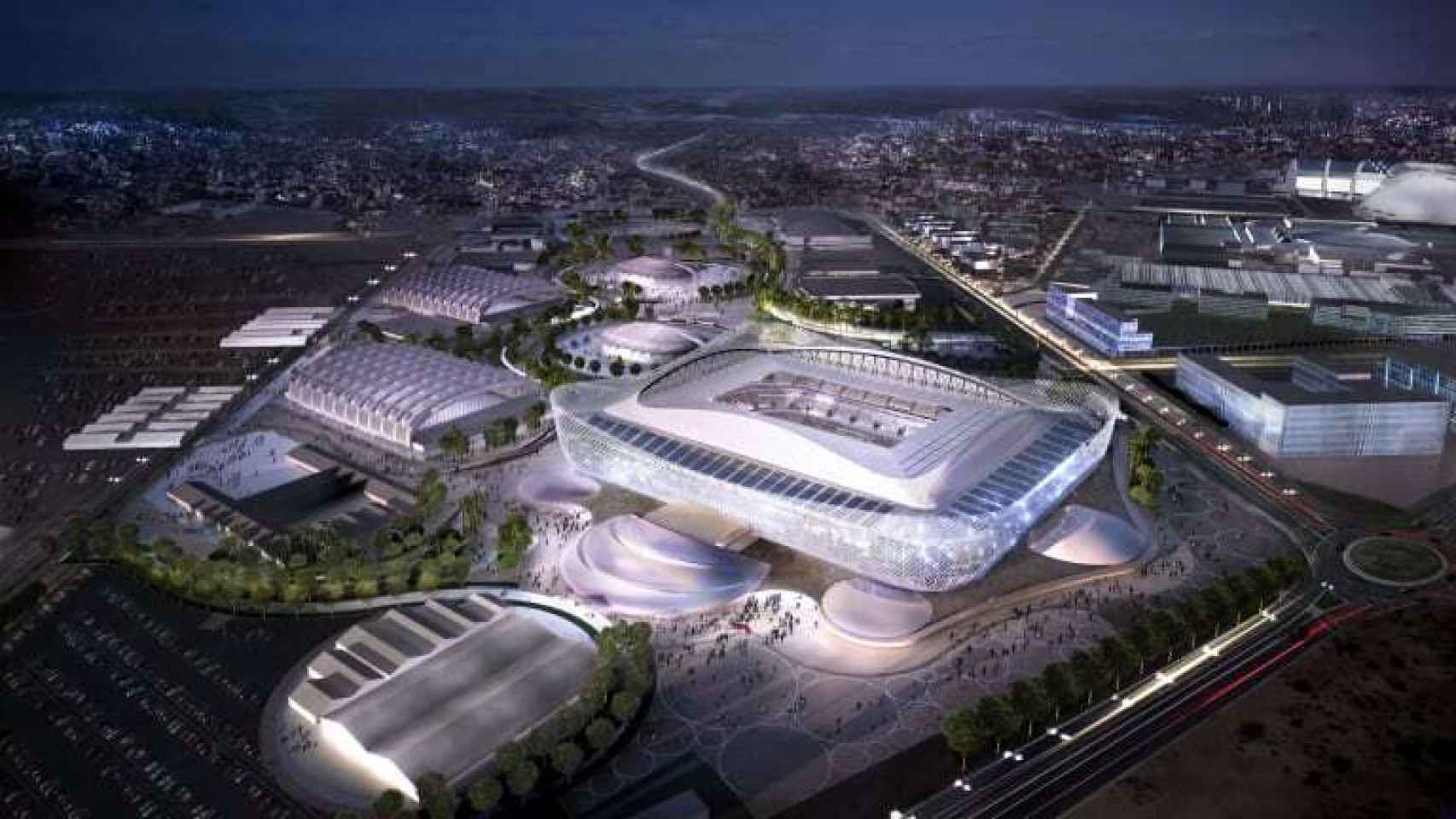 Uno de los estadios diseñados para el Mundial de Catar 2022.