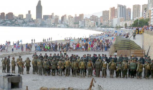 Recreación del Desembarco en Benidorm en 2017