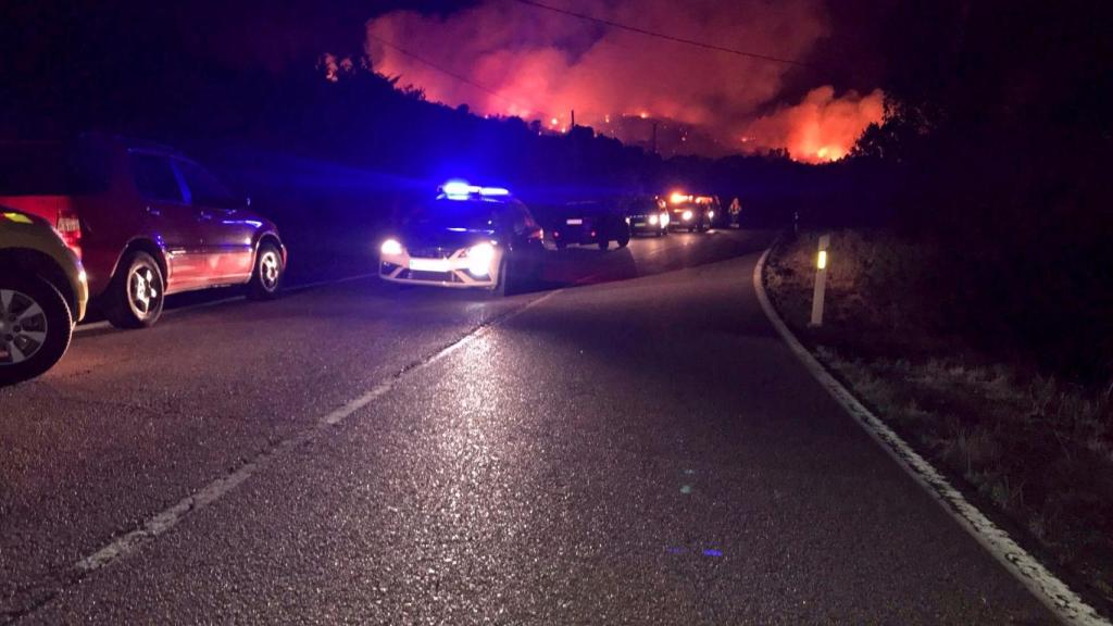 Incendio en el Berrueco