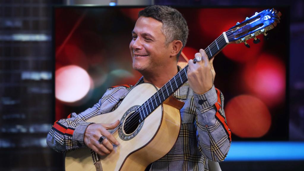 Alejandro Sanz durante una visita a 'El Hormiguero'.