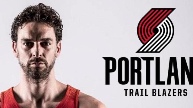 Pau Gasol, nuevo fichajes de los Portland Trail Blazers. Foto: Twitter (@paugasol)