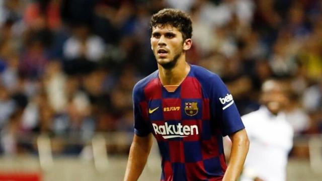 Carles Aleñá, con el Barcelona