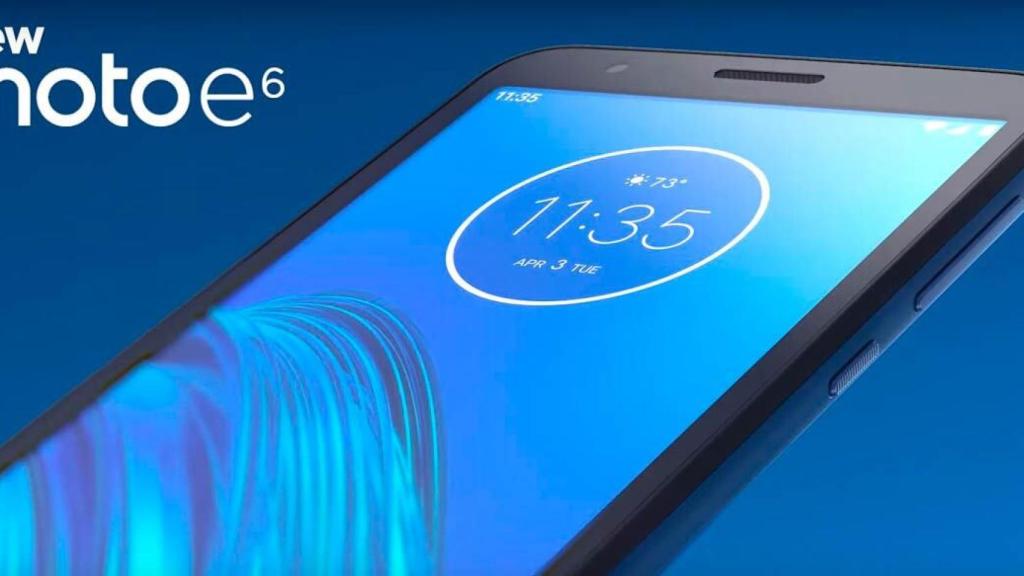 Motorola Moto E6, un móvil atractivo y equilibrado en lo básico