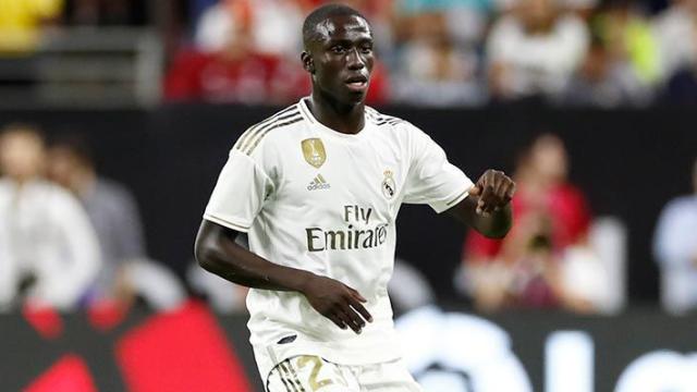 Ferland Mendy, en un partido del Real Madrid