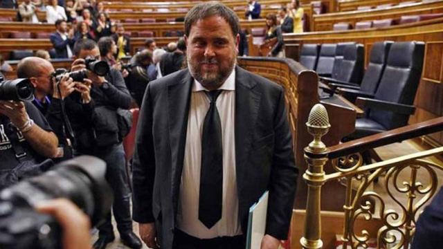 Oriol Junqueras, en la constitución del Congreso.