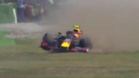 Pierre Gasly choca contra el muro en el GP de Alemania