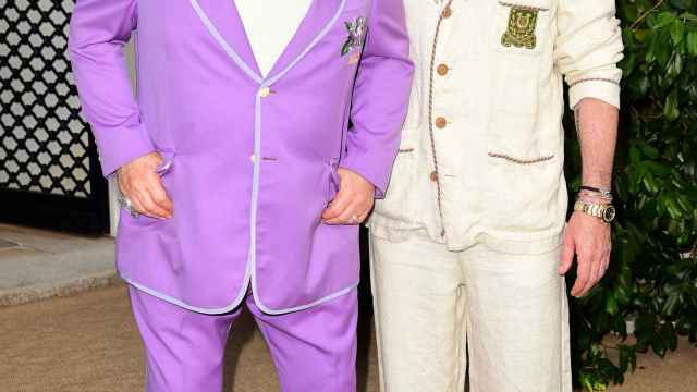 Elton John y su marido David Furnish.