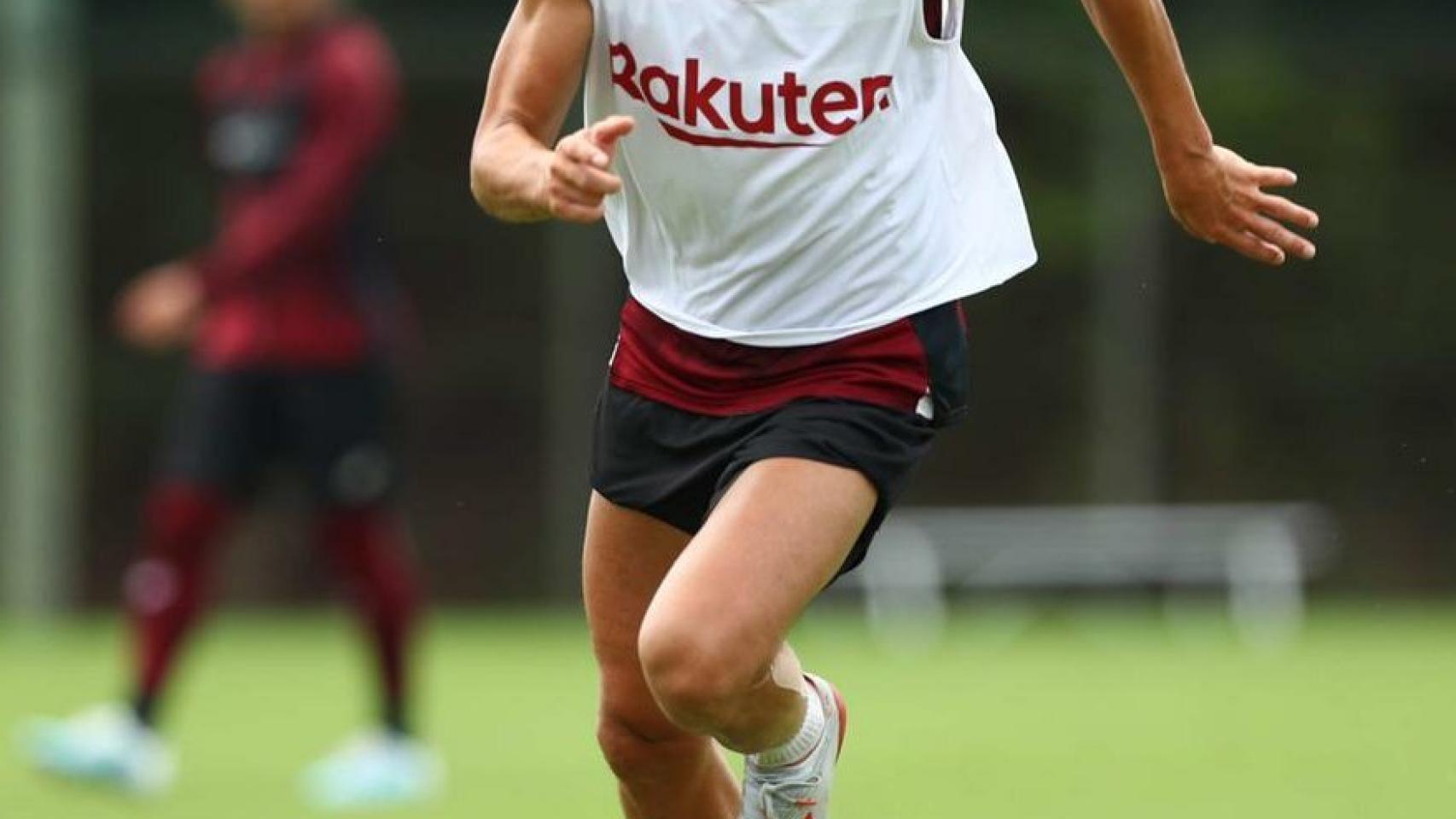 David Villa en un entrenamiento. Foto: Twitter (@Guaje7Villa)