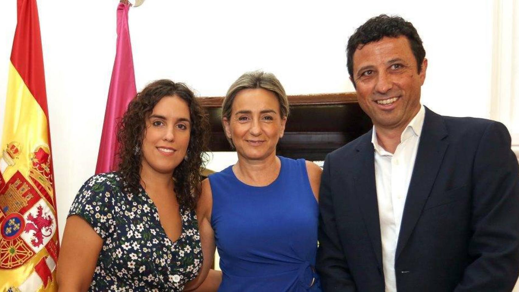 Inés Sandoval, Milagros Tolón y Chesco Armenta