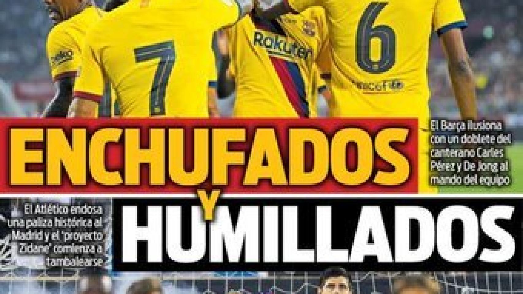 La portada del diario Sport (28/07/2019)