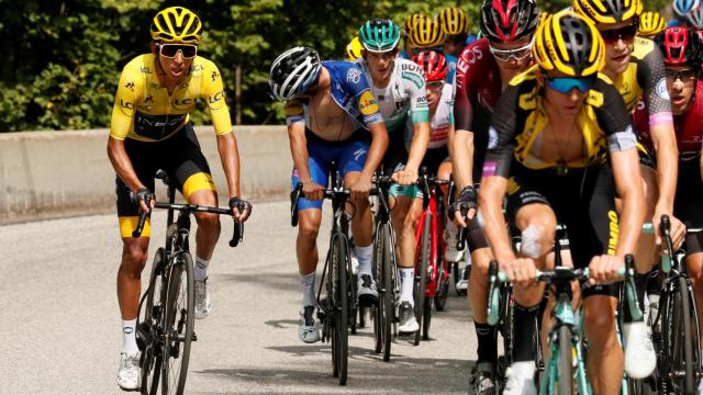 Bernal, durante la 20ª etapa del Tour de Francia