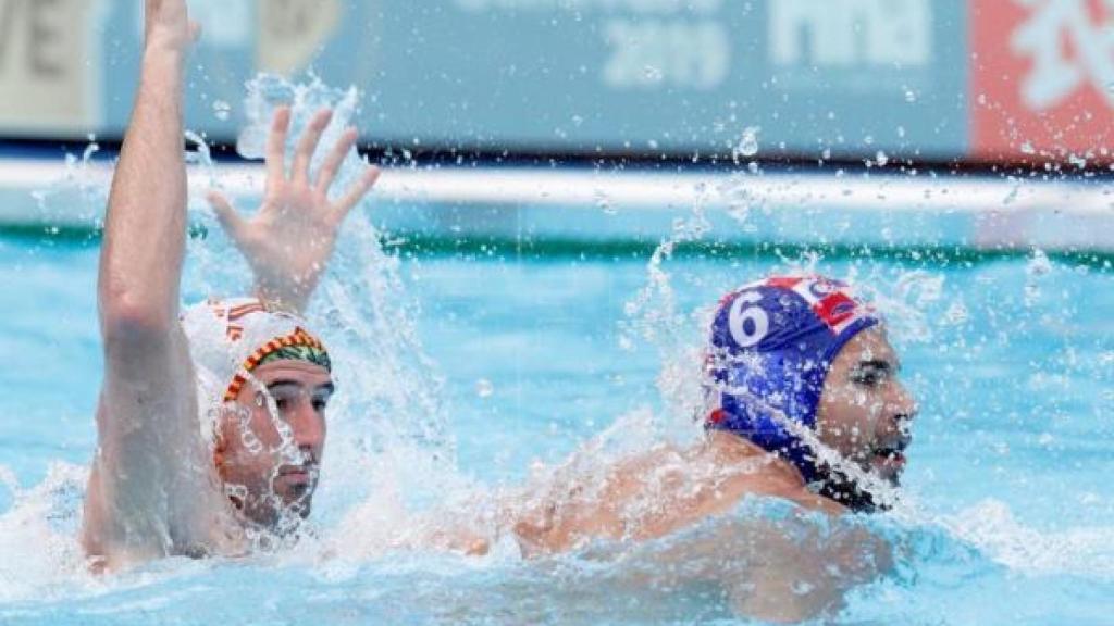 Final del waterpolo masculino del Mundial de Natación entre España e Italia