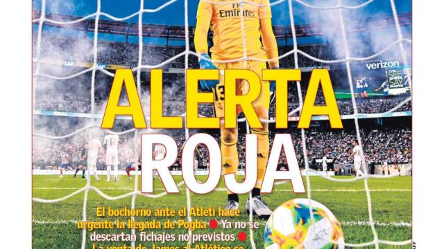 La portada del diario AS (28/07/2019)