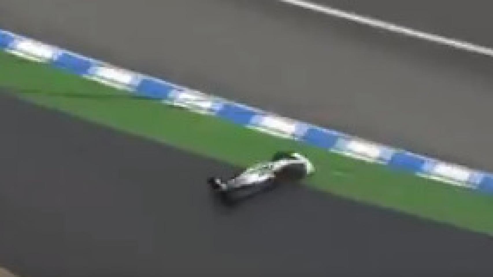 Así fue el accidente de Bottas que le dejó fuera del GP de Alemania de F1