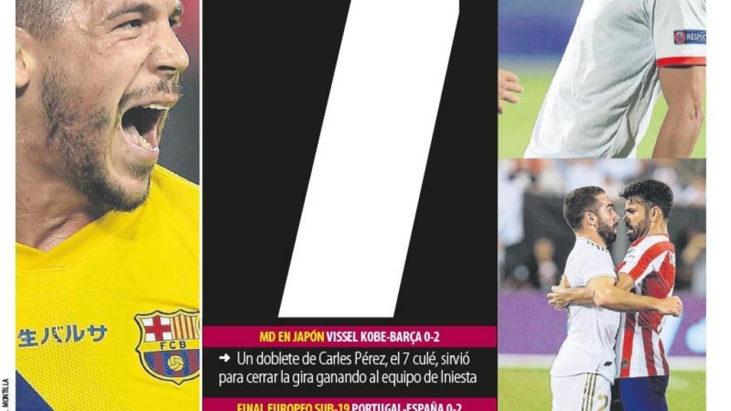 Portada Mundo Deportivo (28/07/19)