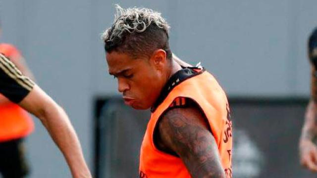 Mariano Díaz durante la pretemporada del Real Madrid en EEUU