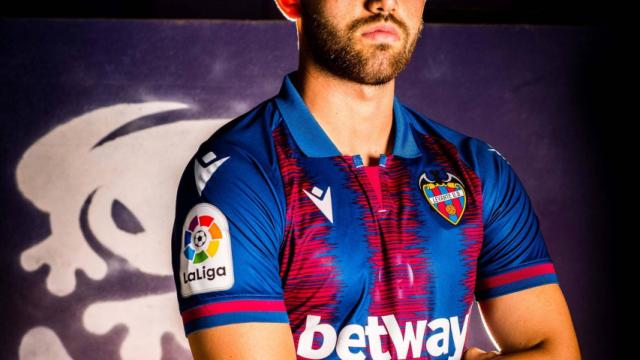 Borja Mayoral, en el Levante. Foto: levanteud.com