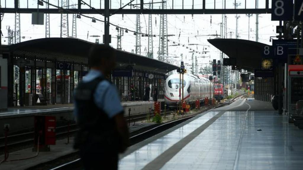 Estación de tren en Alemania.