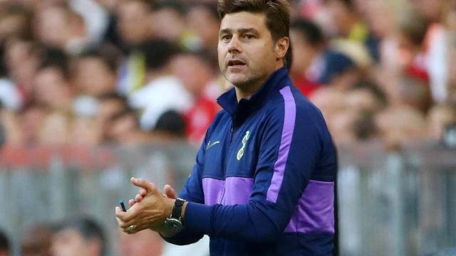 Mauricio Pochettino, en un partido del Tottenham