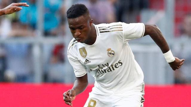 Vinicius Júnior, en un partido del Real Madrid ante el Tottenham