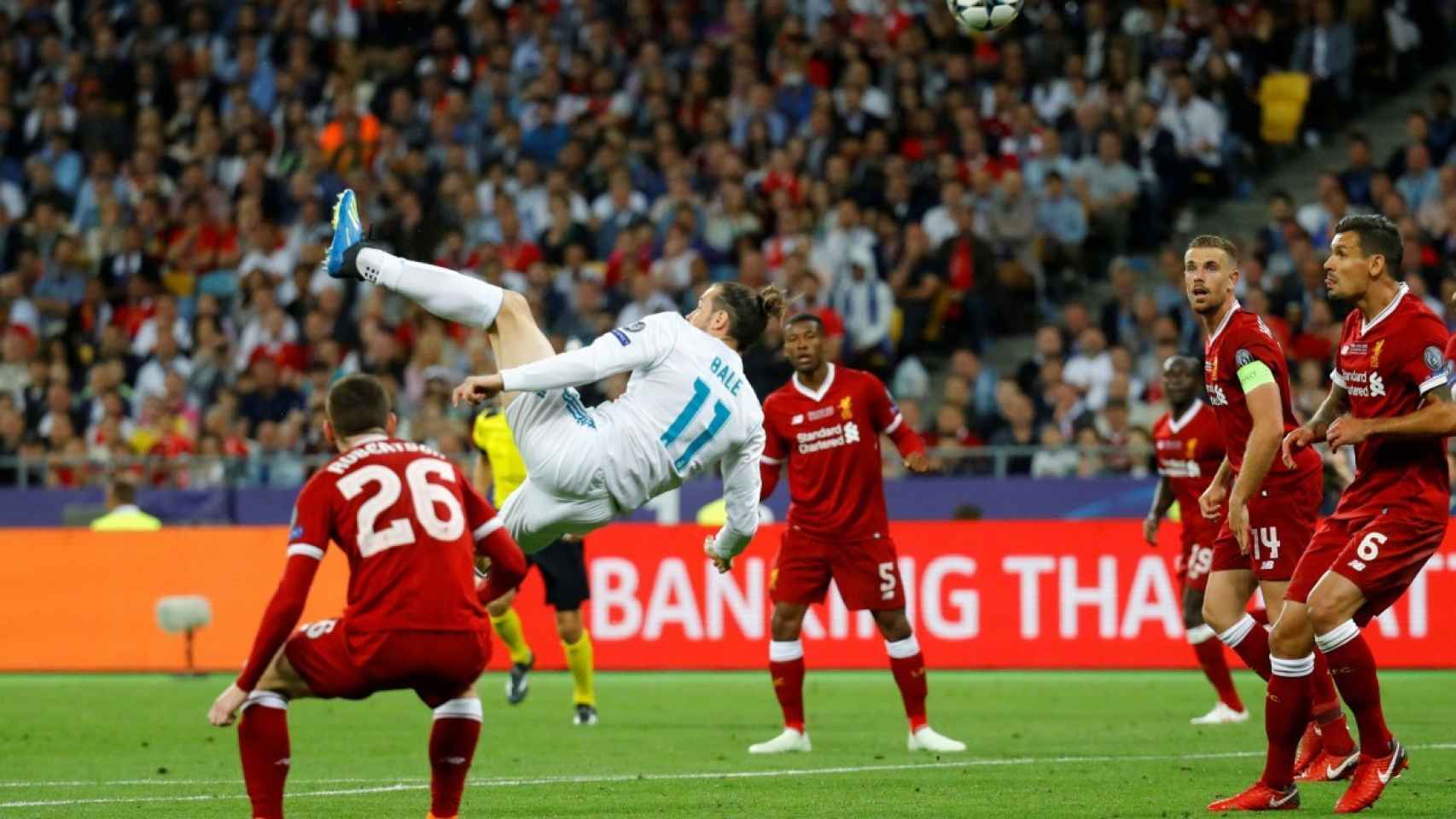 Gol de Bale en Kiev para dar la Champions al Real Madrid contra el Liverpool.