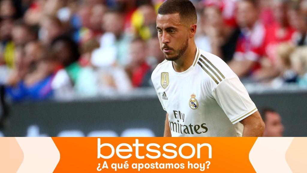 Eden Hazard, en un partido del Real Madrid