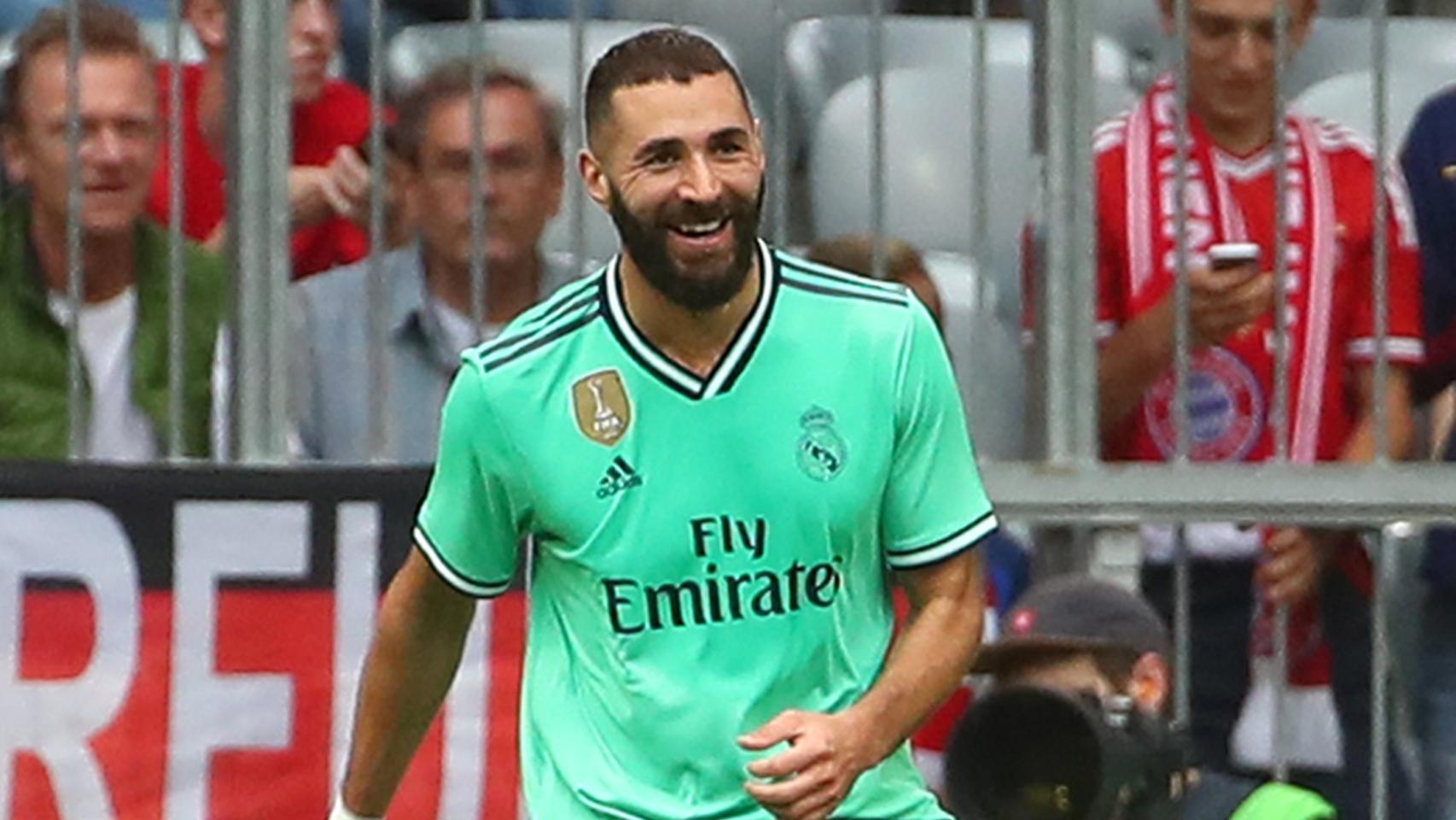 Karim Benzema, en un partido del Real Madrid