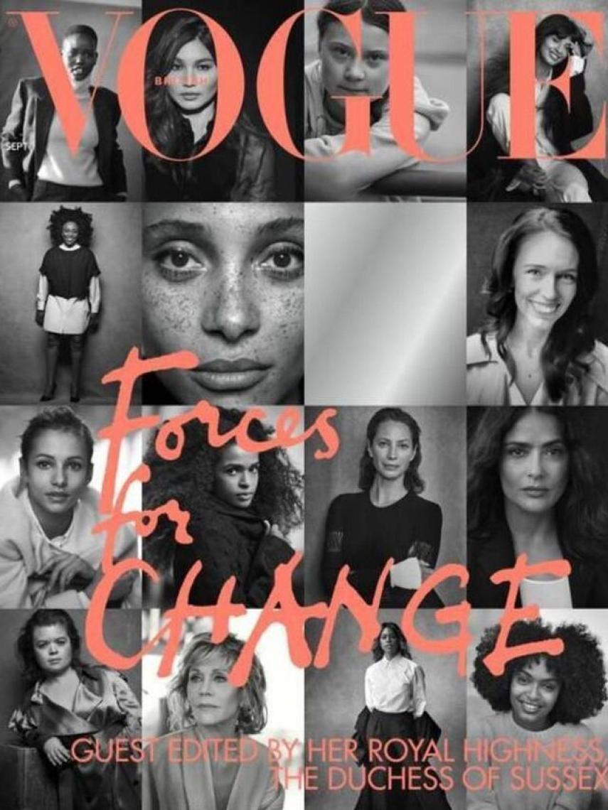 Portada del próximo número de la revista 'Vogue' en su edicón británica.