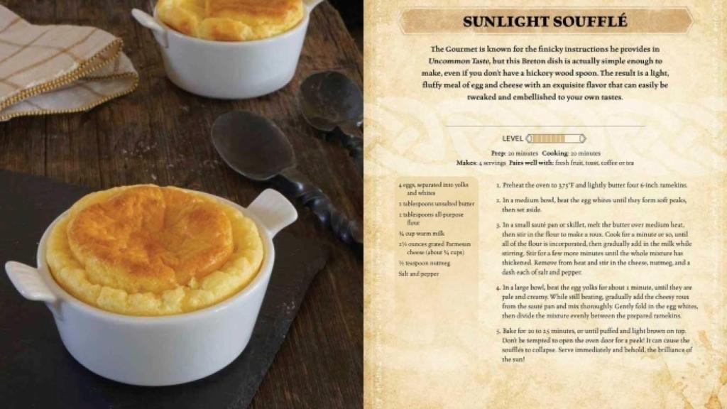 Foto: Receta del libro de 'The Elder Scrolls'