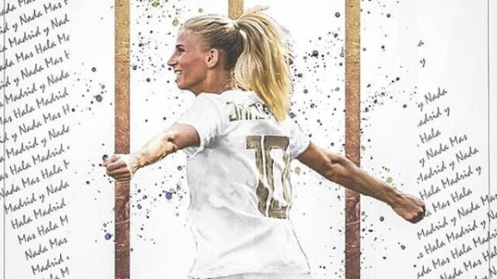 Sofia Jakobsson, nueva galáctica del CD Tacón, el Real Madrid Femenino. Foto: Instagram (@sofiajakobsson)