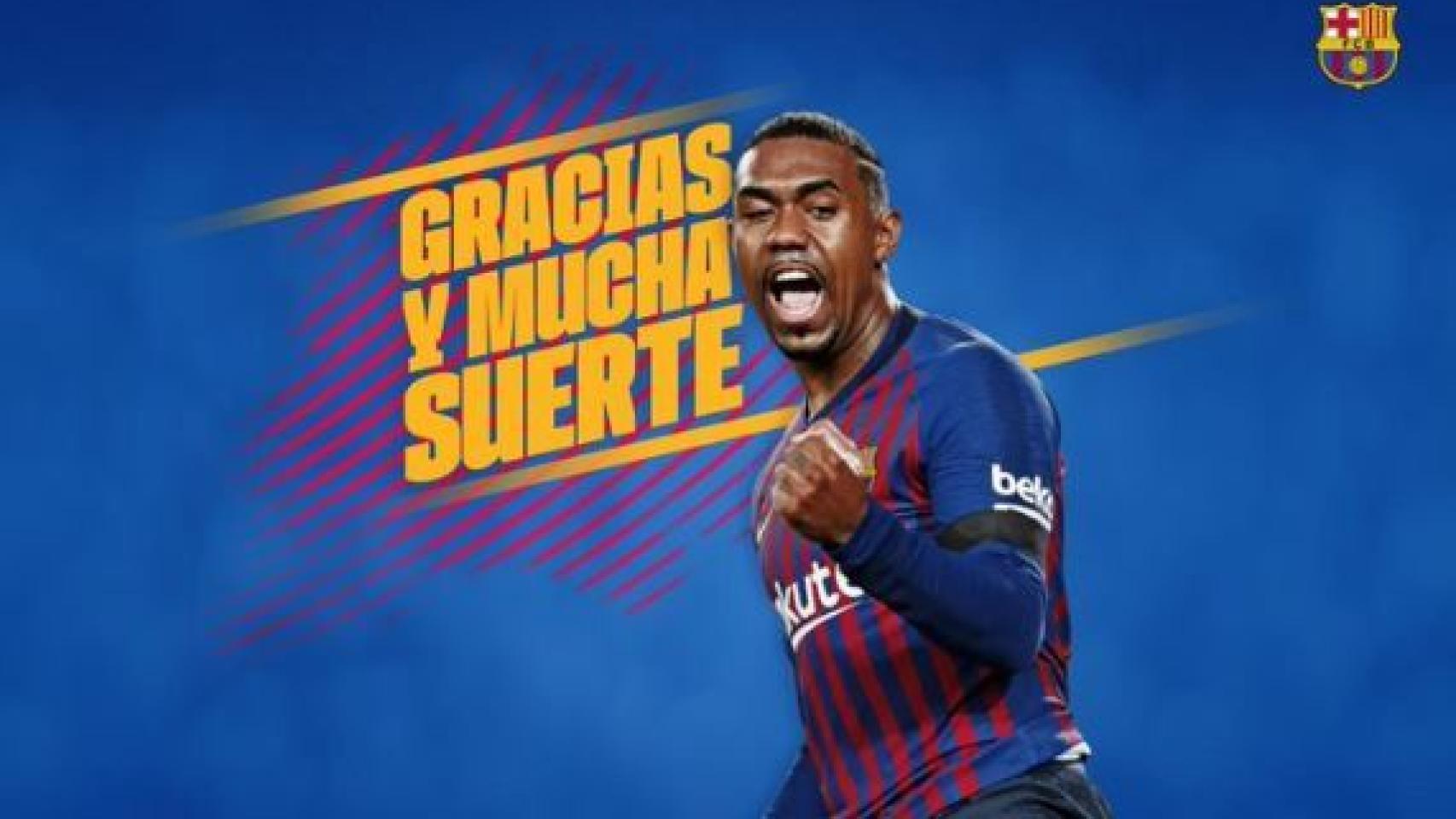 El Barça vende a Malcom al Zenit. Foto: Twitter ( @FCBarcelona_es)