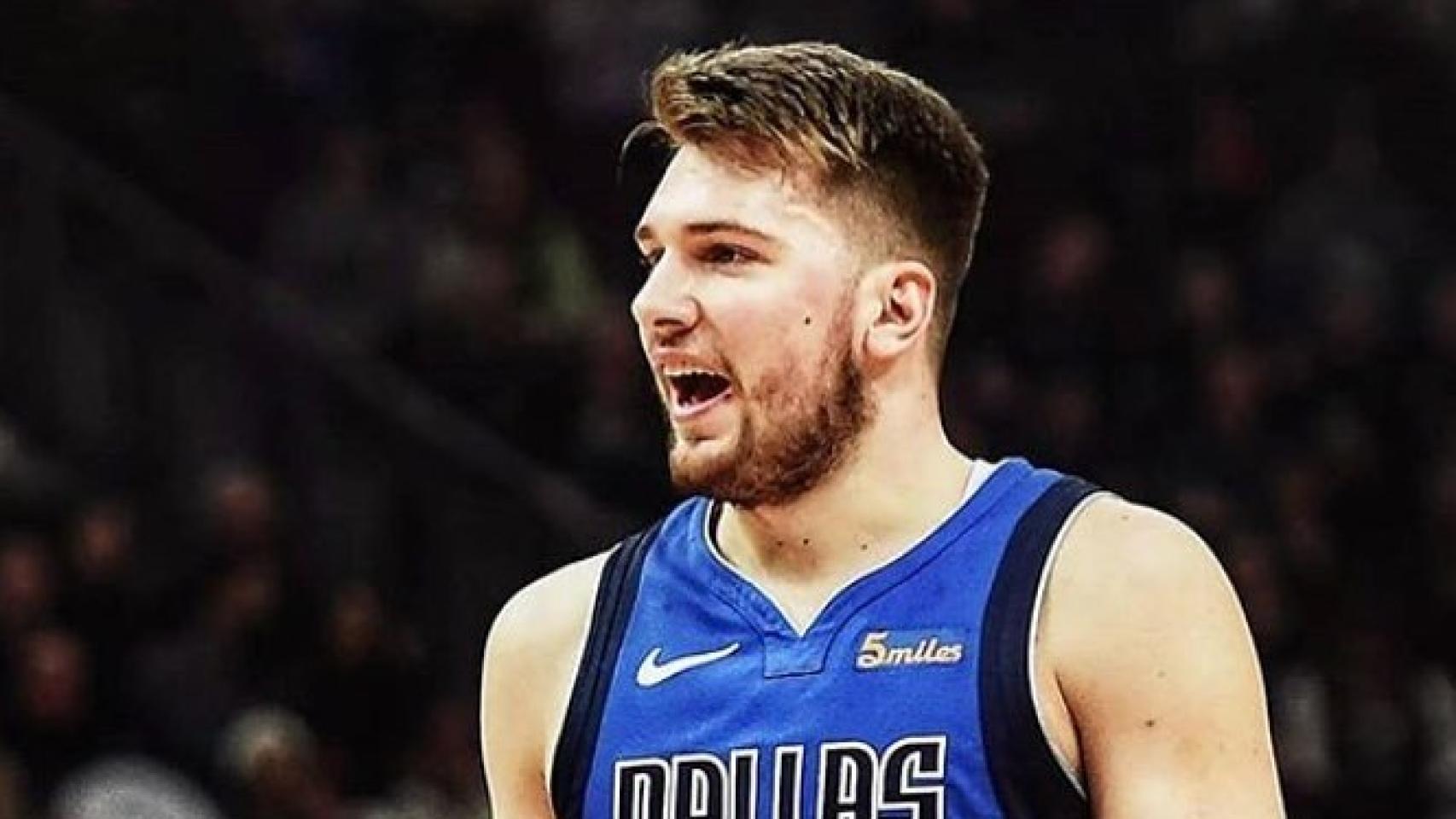 Doncic con Dallas Mavericks. Foto: Instagram (@lukadoncic)