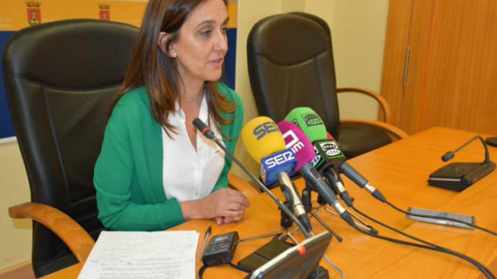 Flora Bellón, portavoz del equipo de Gobierno del Ayuntamiento de Talavera