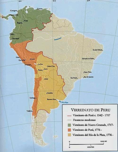 Mapa del Virreinato del Perú. https://clasesdehistorias.files.wordpress.com