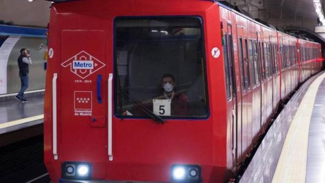 Un vehículo del Metro de Madrid.