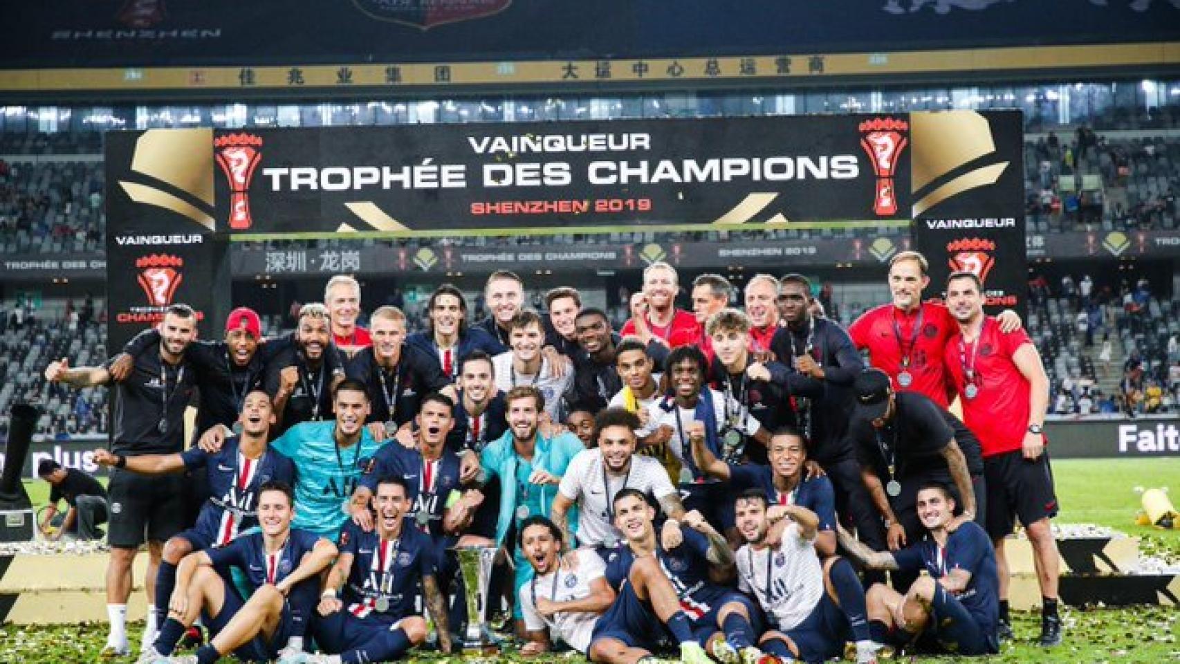 El PSG gana el Trofeo de Campeones de Francia. Foto: psg.fr