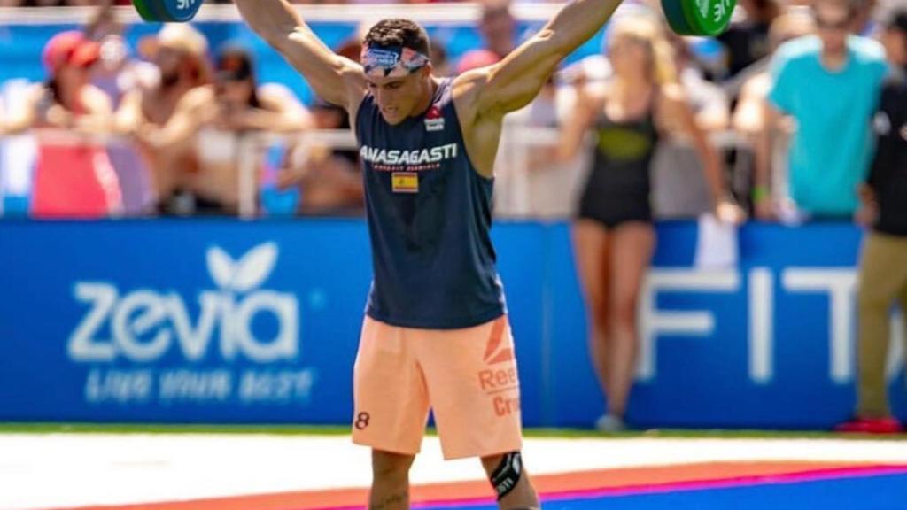 Alexander Anasagasti, en los CrossFit Games 2019. Foto: Instagram (@mr_weak7)