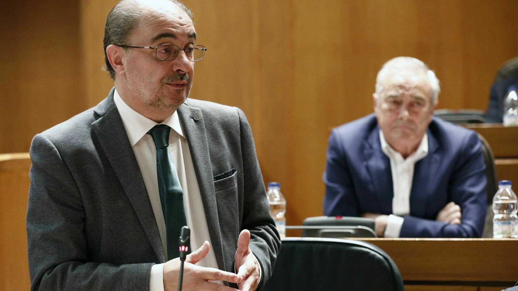 El presidente del Gobierno de Aragón, Javier Lambán.