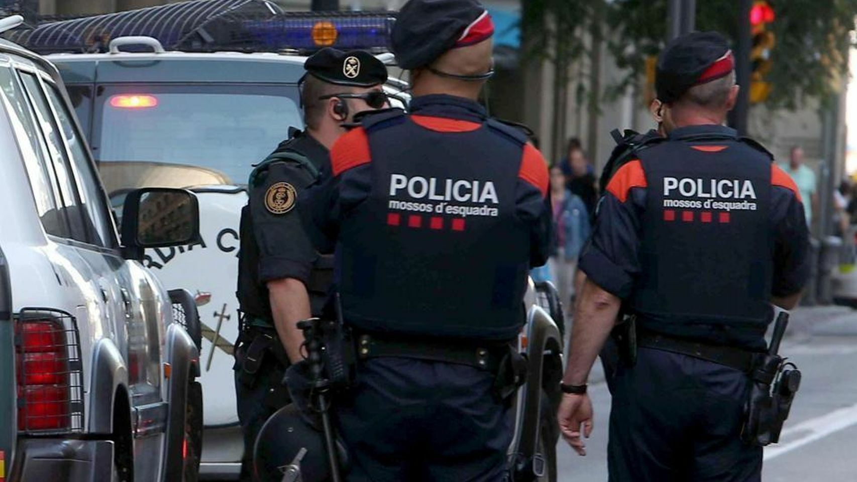 Imagen de archivo de varios Mossos d'Esquadra.