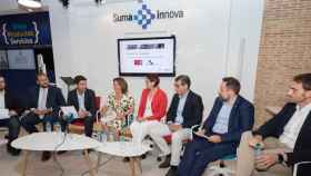 Debate de presentación en SUMA con el Teniente de Alcalde de Murcia, Director y vpta de Suma, Vpta Murcia y Rector UM.