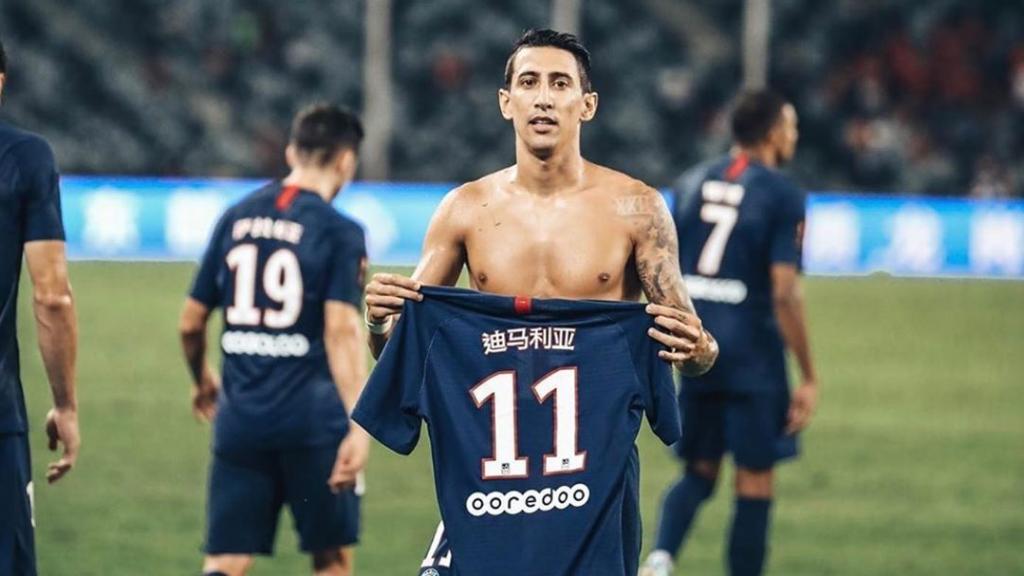 Di María, en un partido con el PSG. Foto: Instagram (@angeldimariajm)