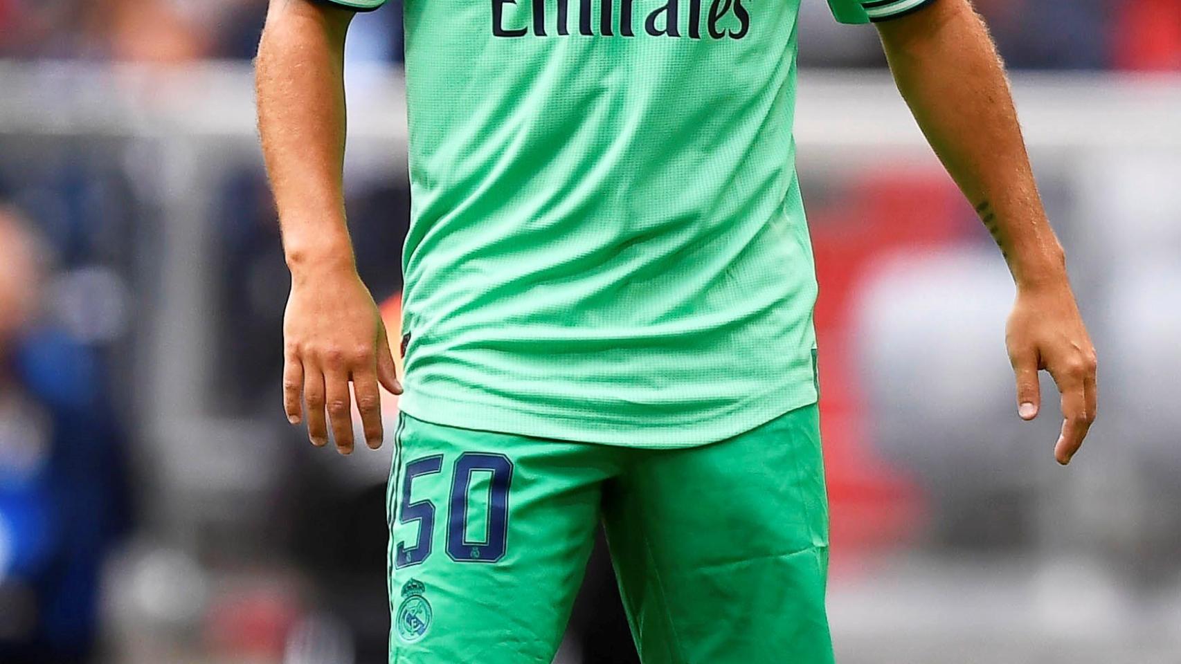 Eden Hazard, en un partido del Real Madrid